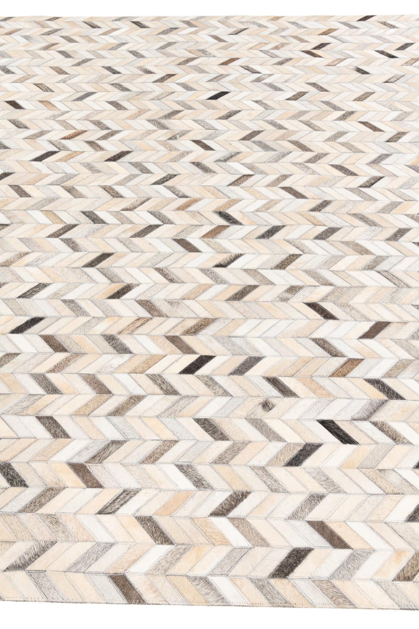 6' 7 x 9' 10 Cowhide Stocks Rug