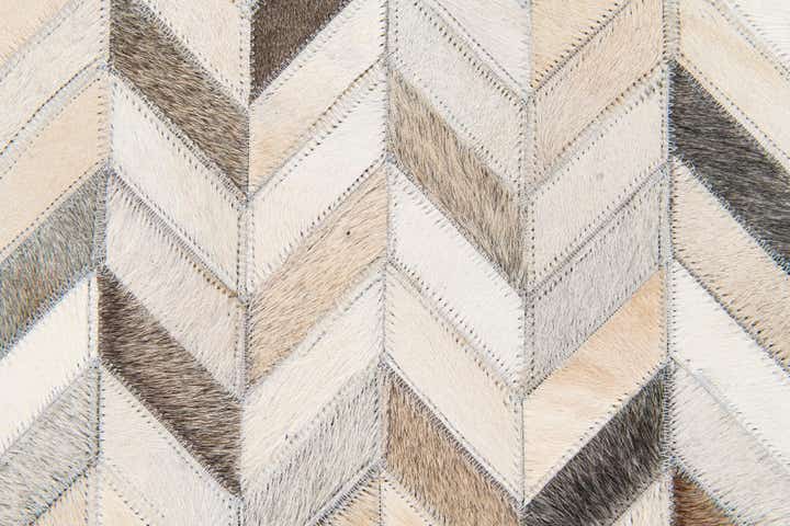 6' 7 x 9' 10 Cowhide Stocks Rug
