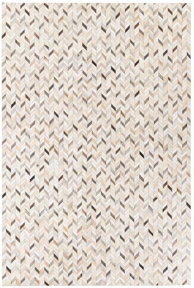 Detail image of 6' 7 x 9' 10 Cowhide Stocks Rug