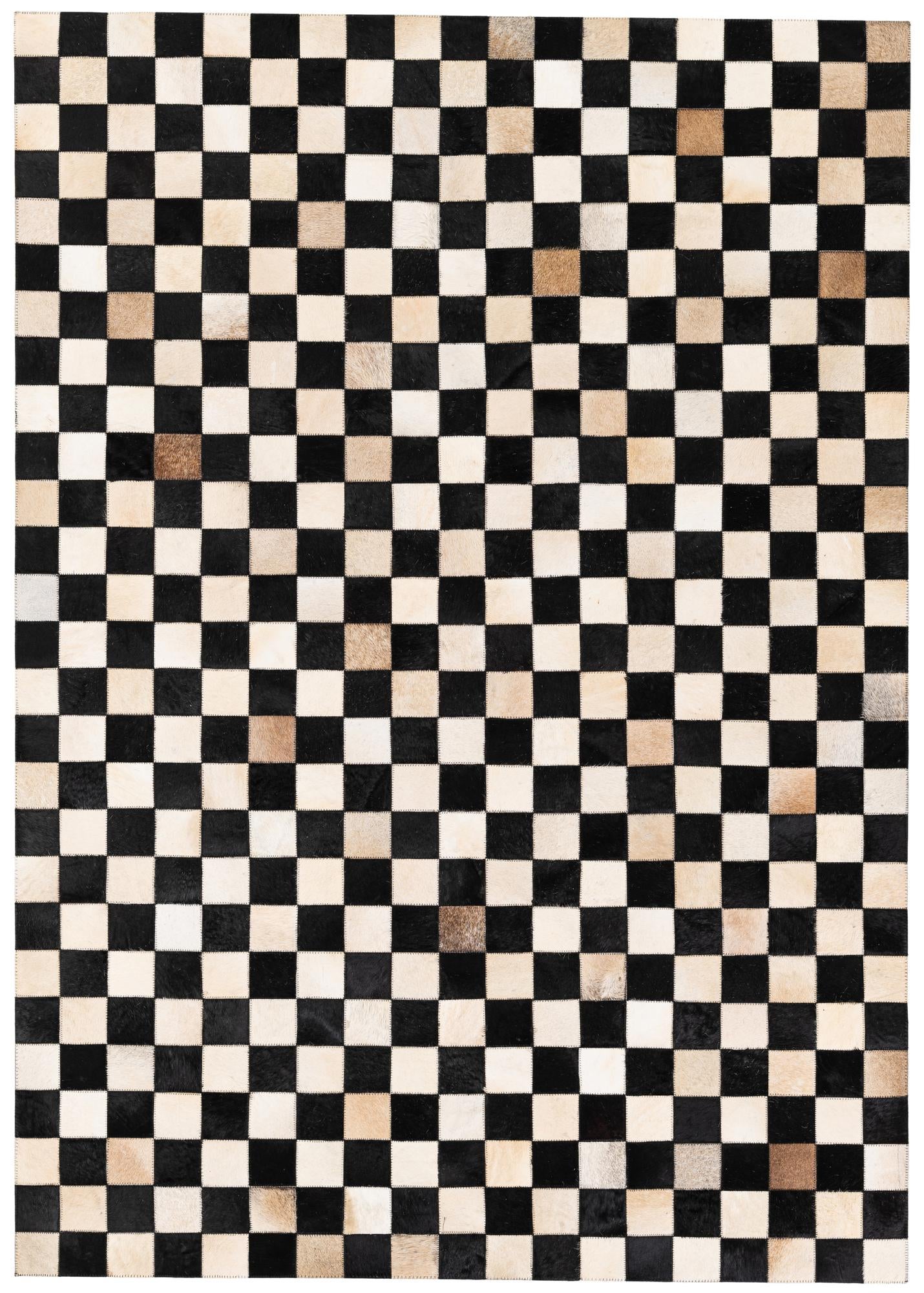 4' 9 x 6' 8 Cowhide Stocks Rug