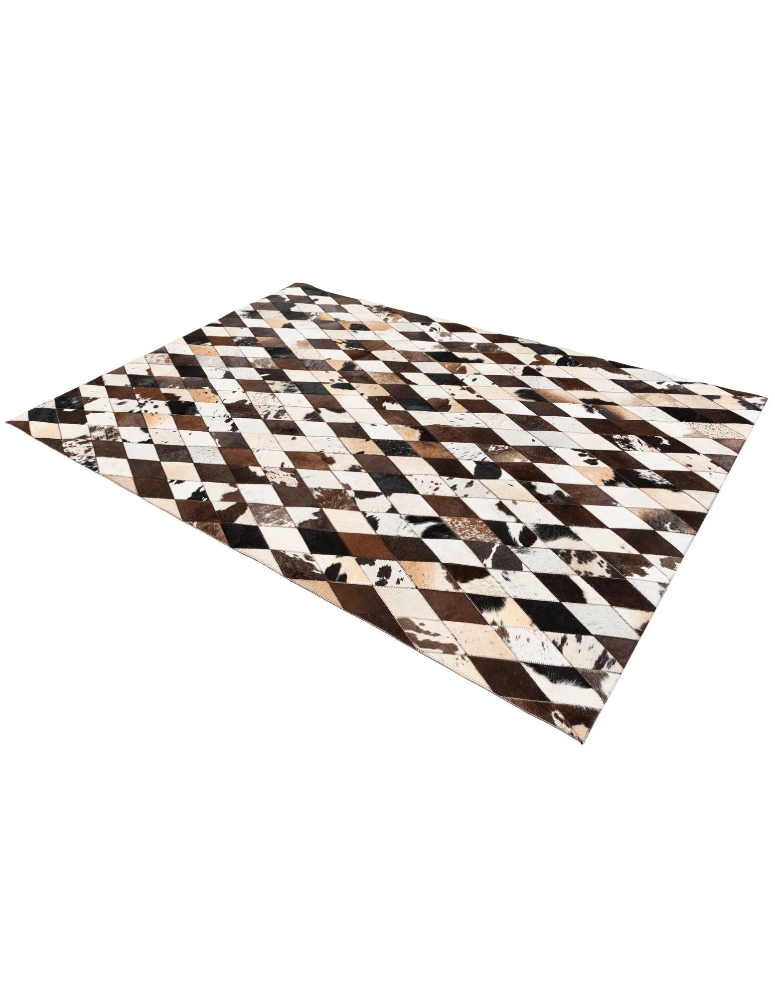 4' 8 x 6' 9 Cowhide Stocks Rug