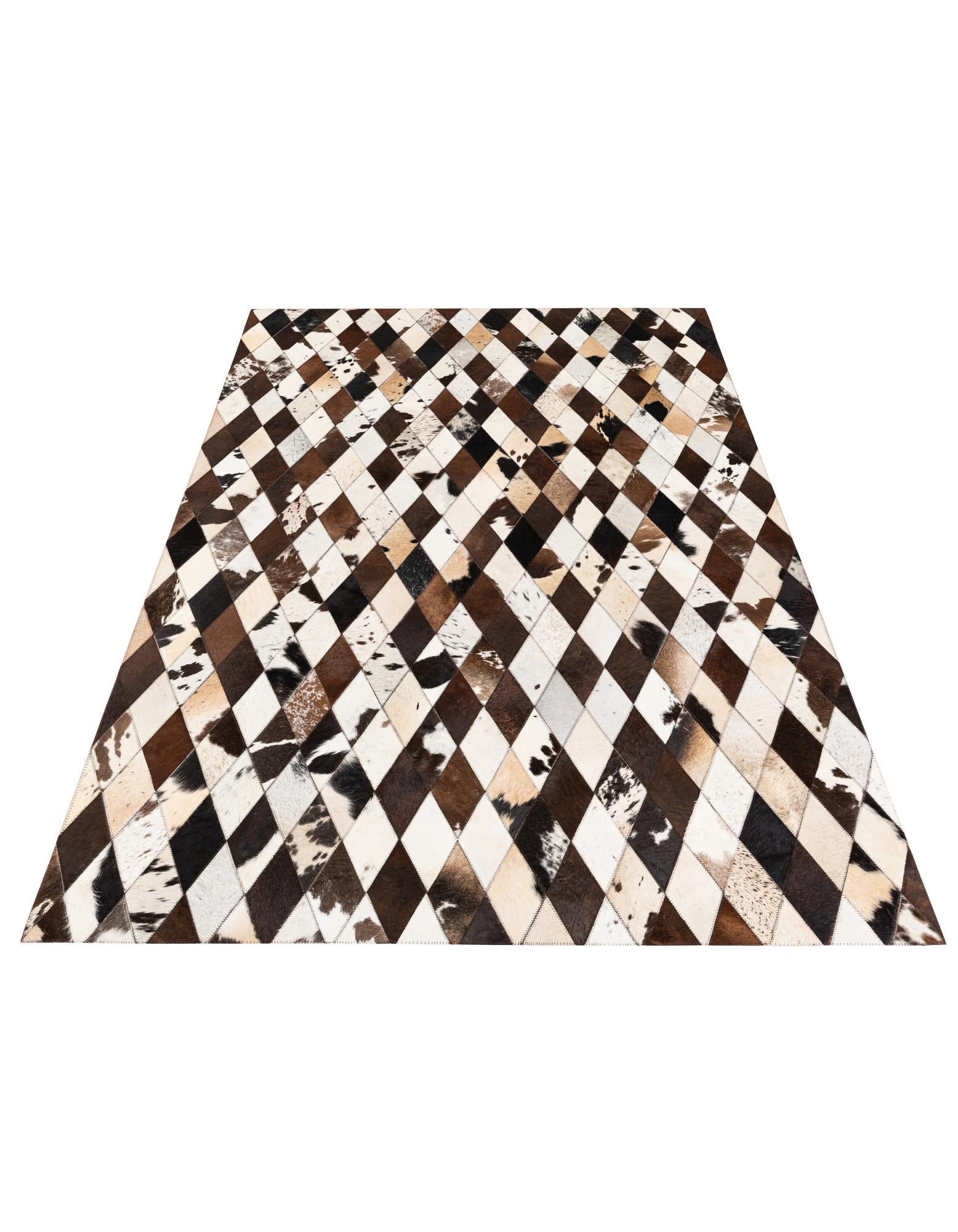 4' 8 x 6' 9 Cowhide Stocks Rug