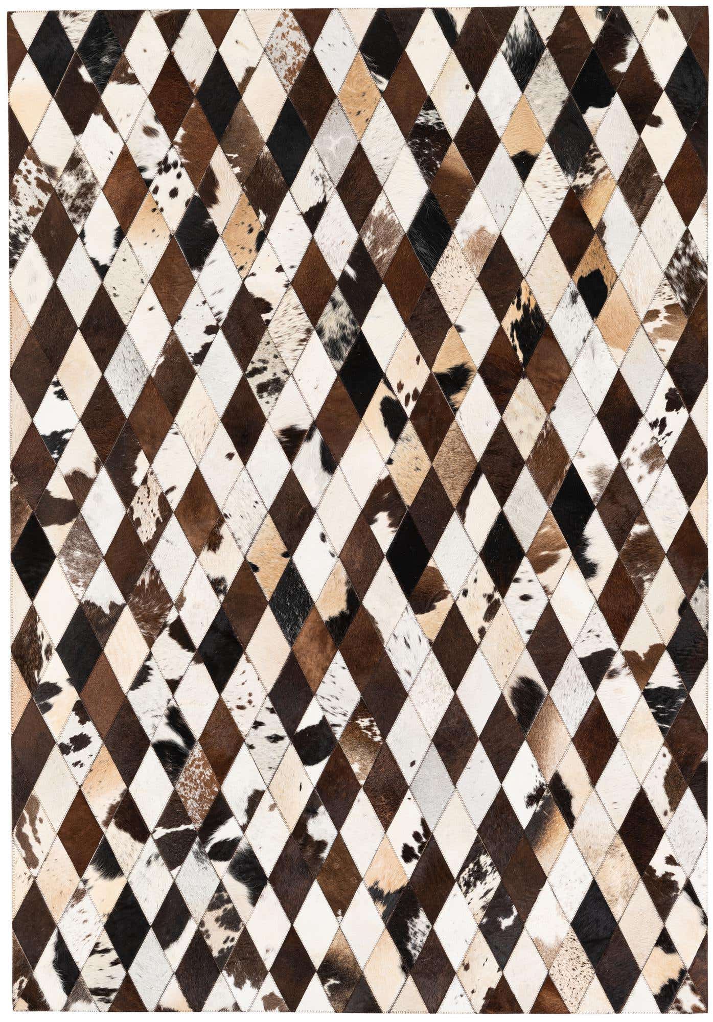 4' 8 x 6' 9 Cowhide Stocks Rug