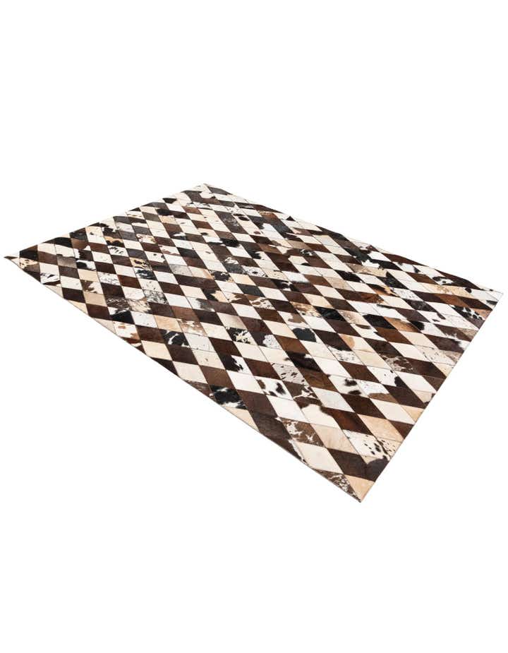 4' 8 x 6' 9 Cowhide Stocks Rug
