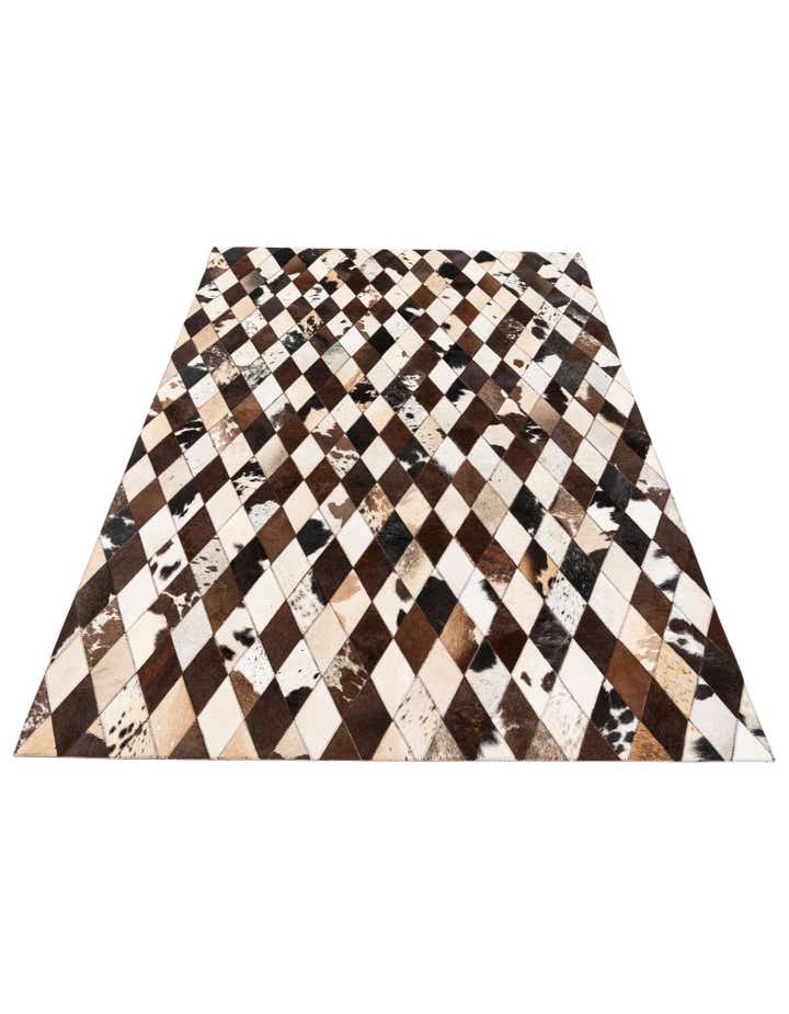 4' 8 x 6' 9 Cowhide Stocks Rug