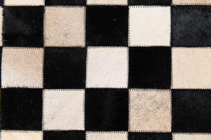 4' 9 x 6' 8 Cowhide Stocks Rug