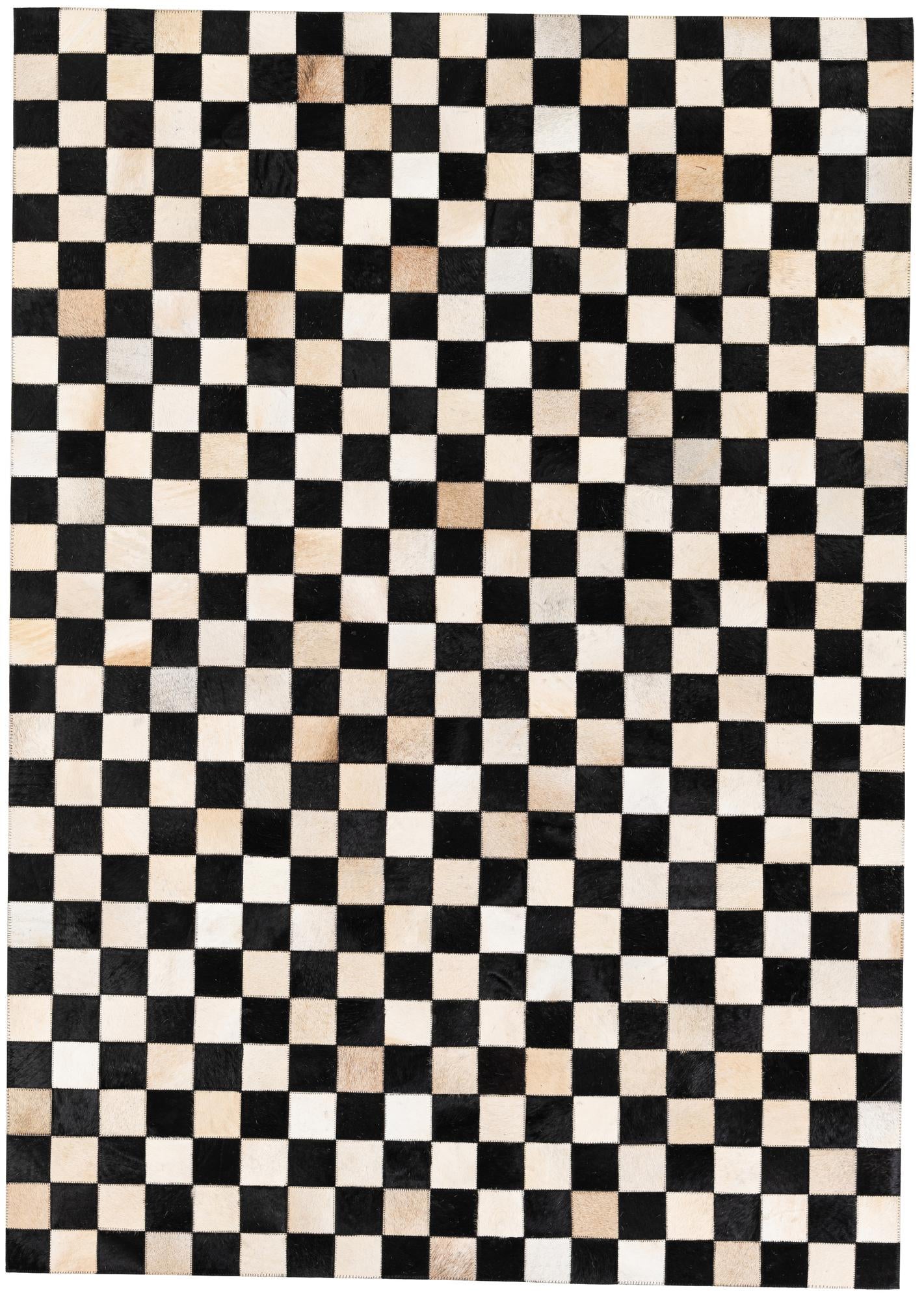 4' 9 x 6' 8 Cowhide Stocks Rug