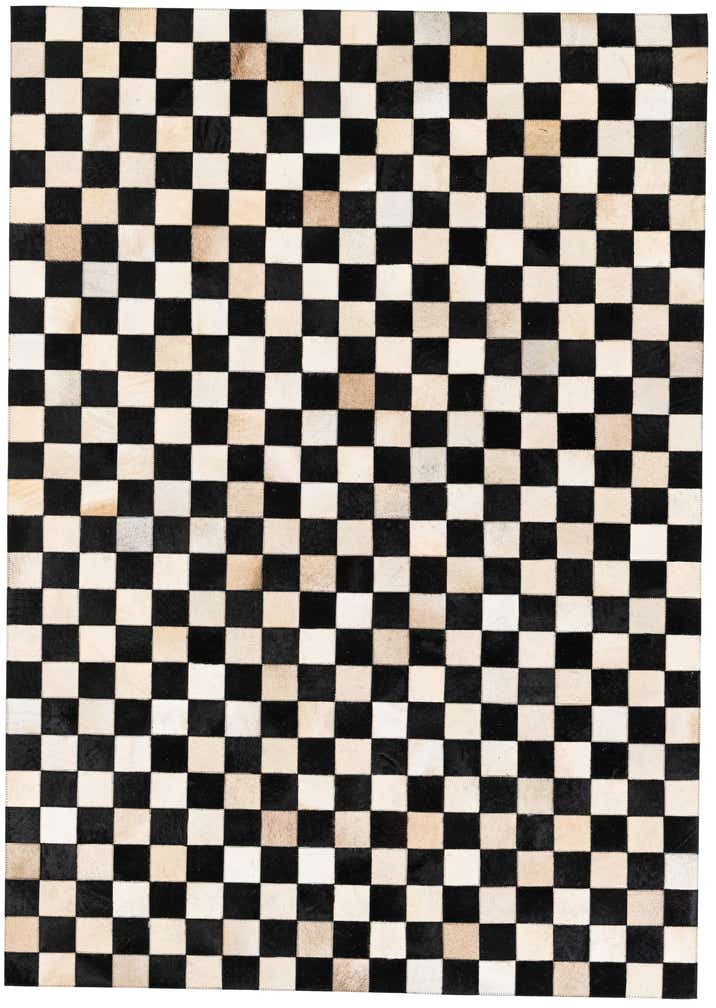 4' 9 x 6' 8 Cowhide Stocks Rug