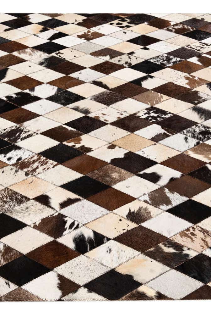 4' 8 x 6' 9 Cowhide Stocks Rug