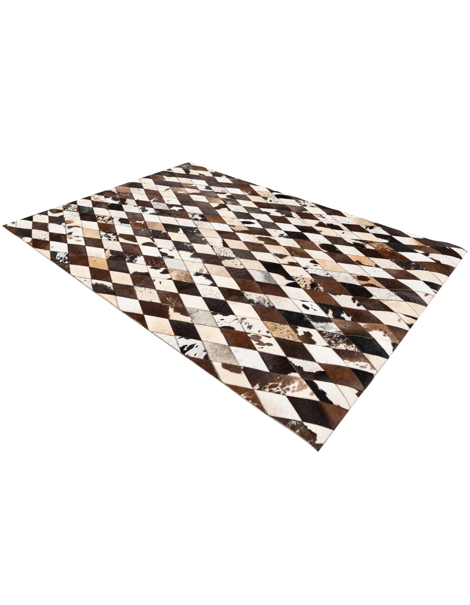 4' 8 x 6' 9 Cowhide Stocks Rug