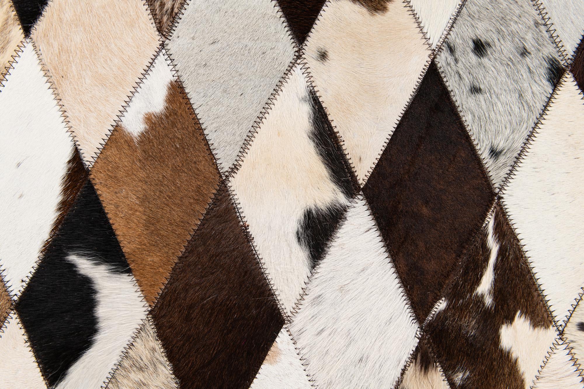 4' 8 x 6' 9 Cowhide Stocks Rug