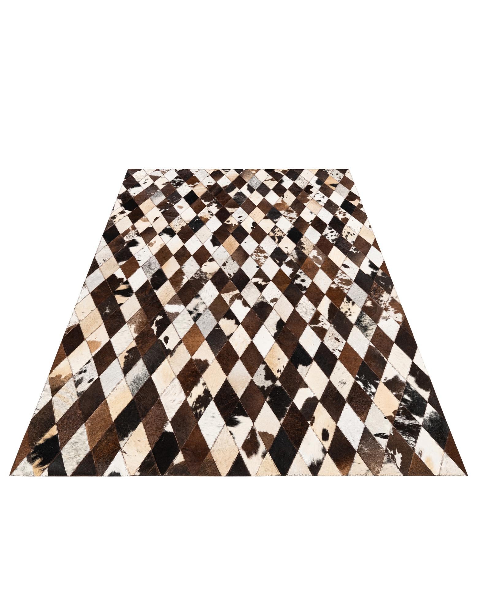 4' 8 x 6' 8 Cowhide Stocks Rug