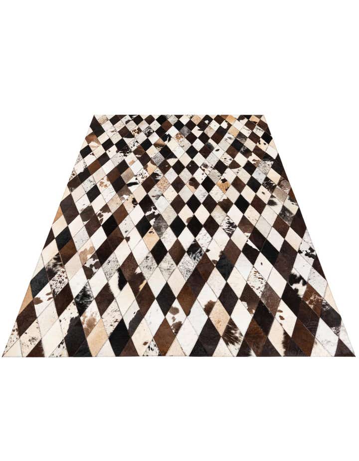 4' 9 x 6' 9 Cowhide Stocks Rug