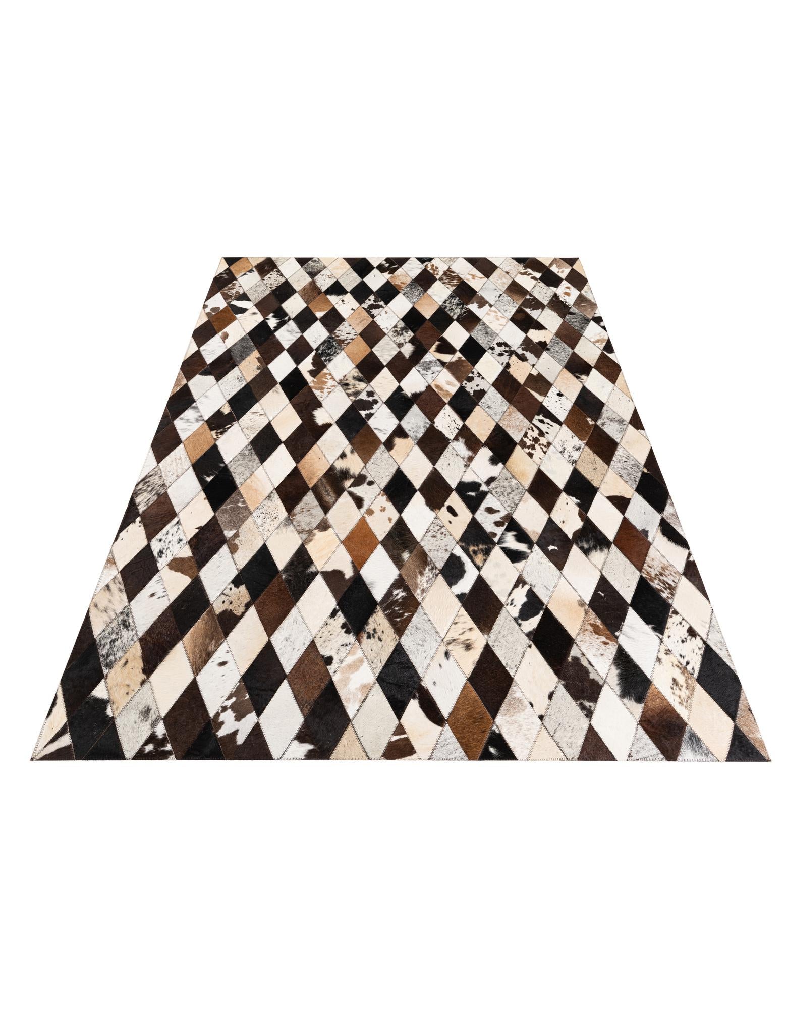 4' 8 x 6' 9 Cowhide Stocks Rug