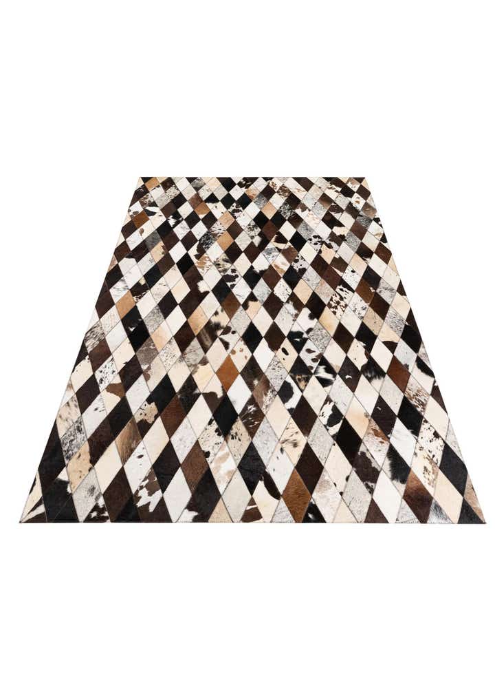 4' 8 x 6' 9 Cowhide Stocks Rug