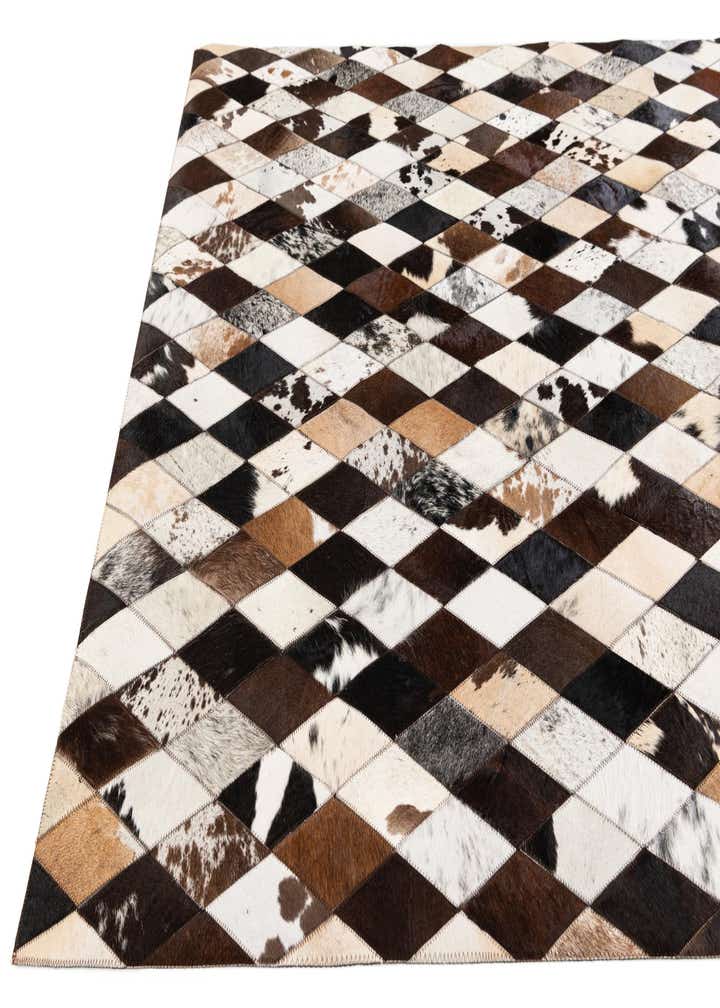 4' 8 x 6' 9 Cowhide Stocks Rug