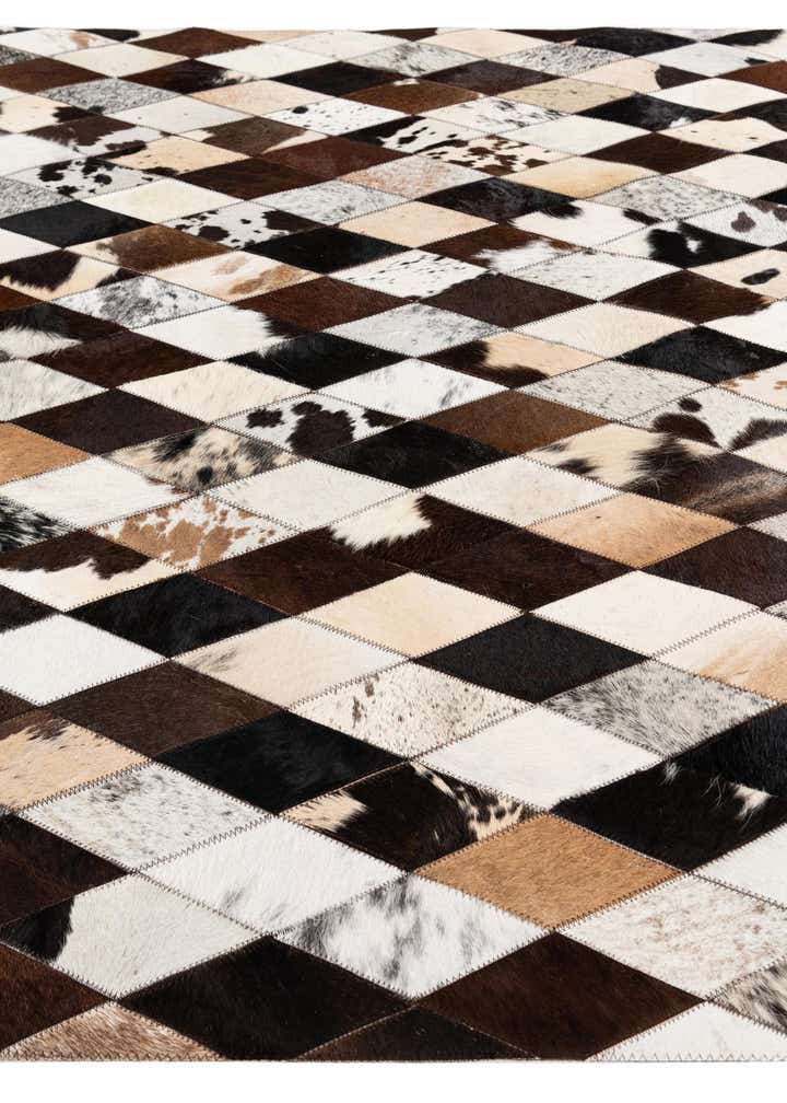 4' 8 x 6' 9 Cowhide Stocks Rug