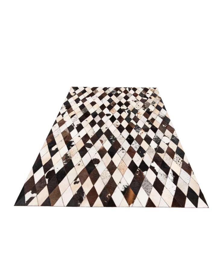 4' 8 x 6' 9 Cowhide Stocks Rug