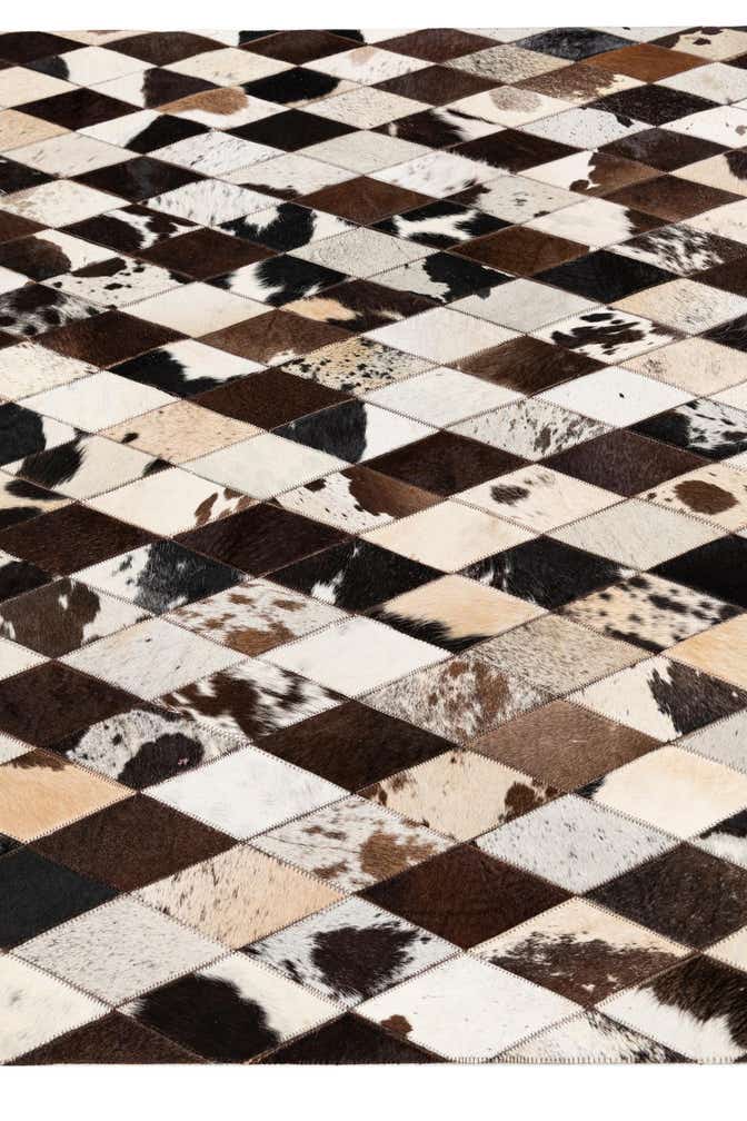 4' 8 x 6' 9 Cowhide Stocks Rug