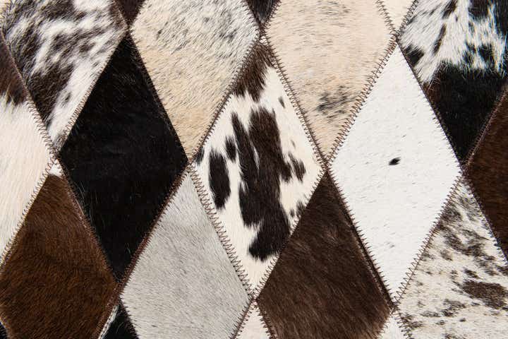 4' 8 x 6' 9 Cowhide Stocks Rug
