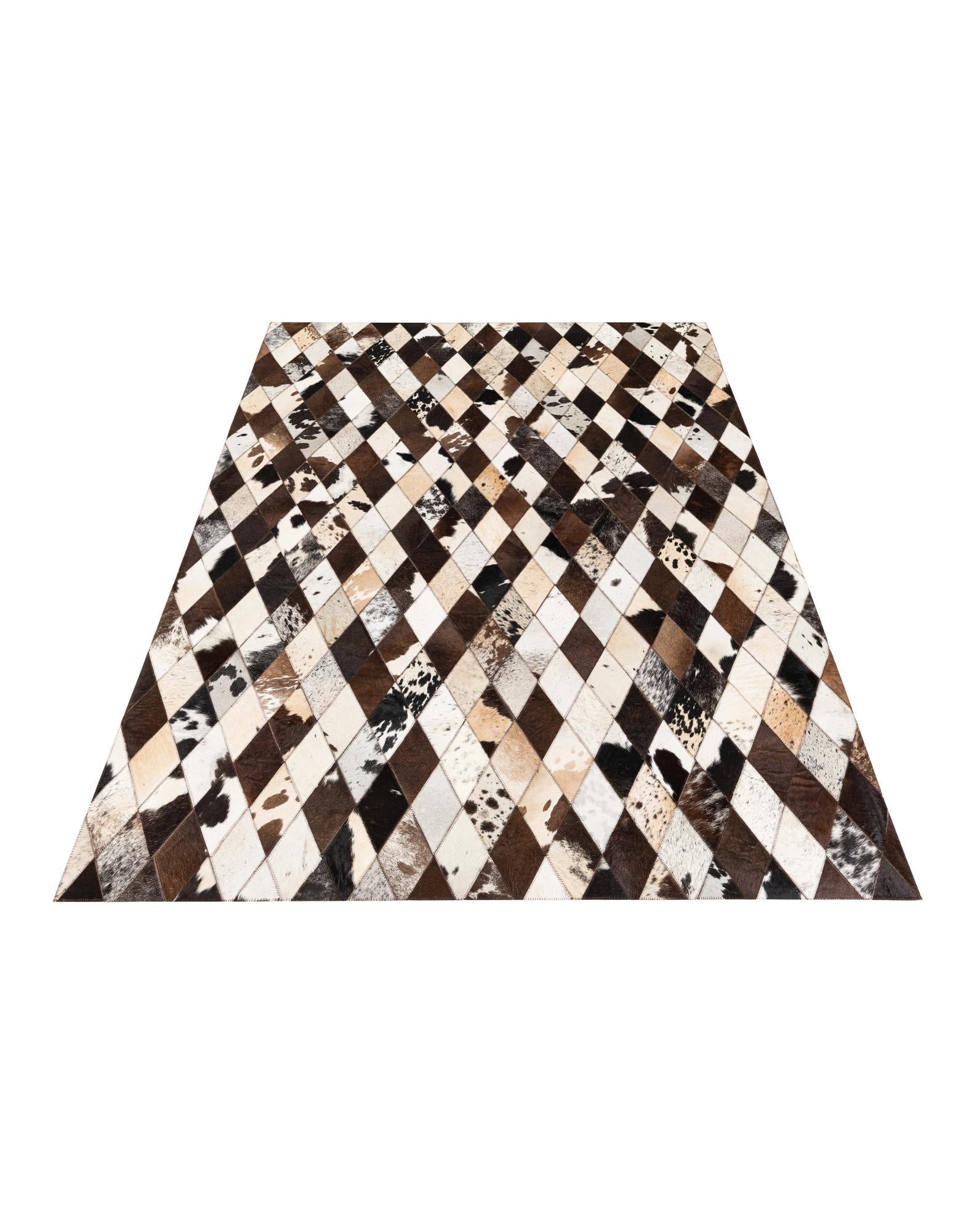 4' 9 x 6' 6 Cowhide Stocks Rug