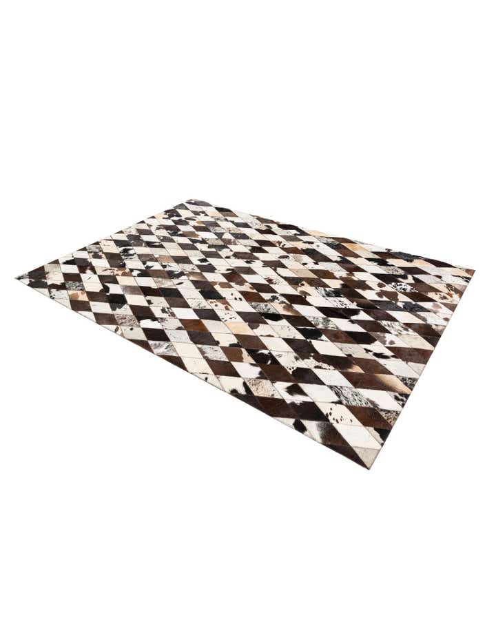 4' 8 x 6' 8 Cowhide Stocks Rug
