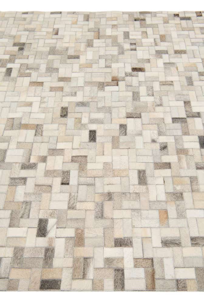 4' 9 x 6' 6 Cowhide Stocks Rug