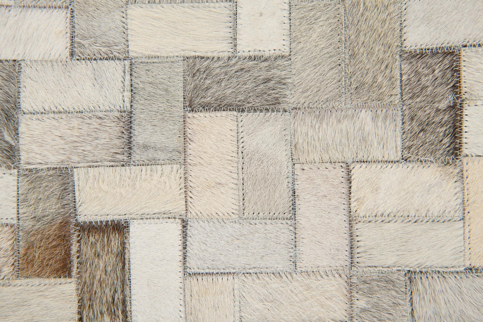 4' 9 x 6' 6 Cowhide Stocks Rug