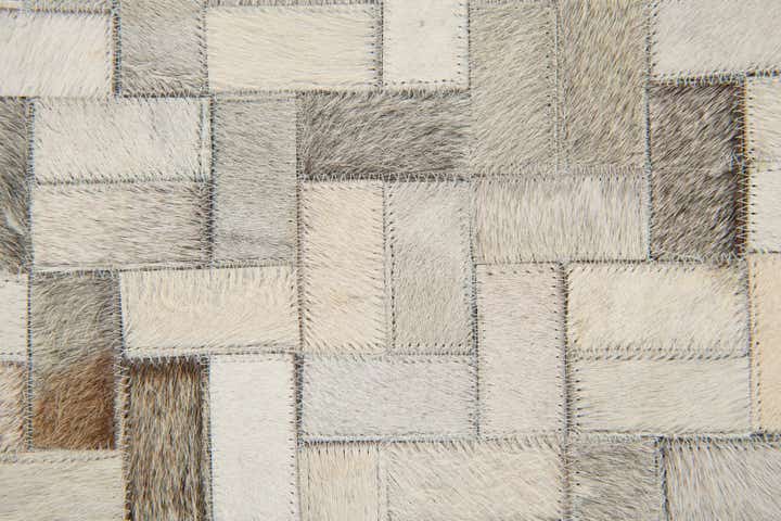 4' 9 x 6' 6 Cowhide Stocks Rug