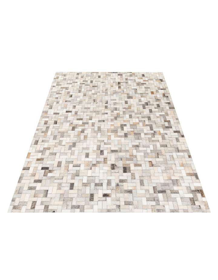 4' 7 x 6' 6 Cowhide Stocks Rug