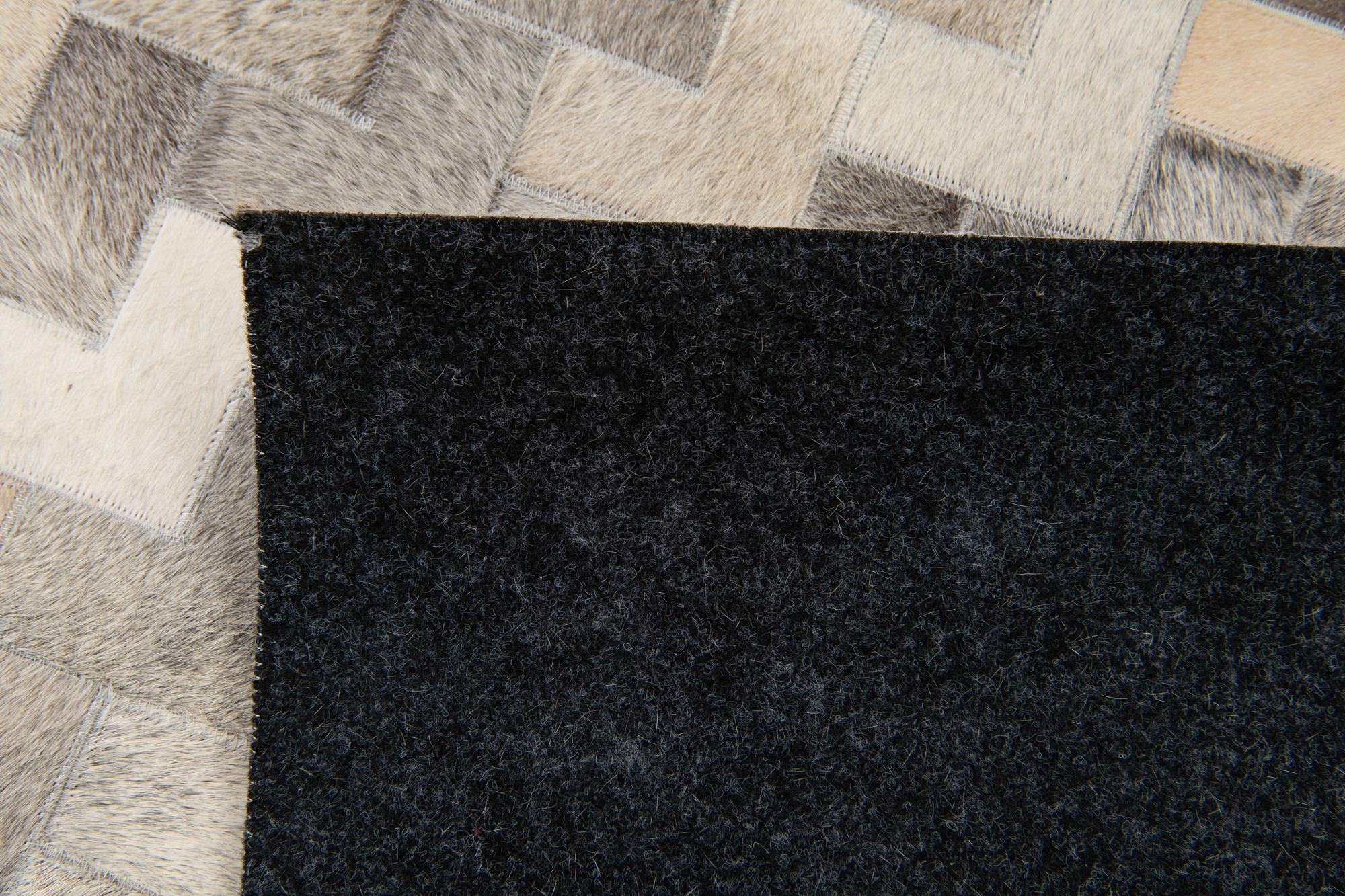 4' 7 x 6' 7 Cowhide Stocks Rug