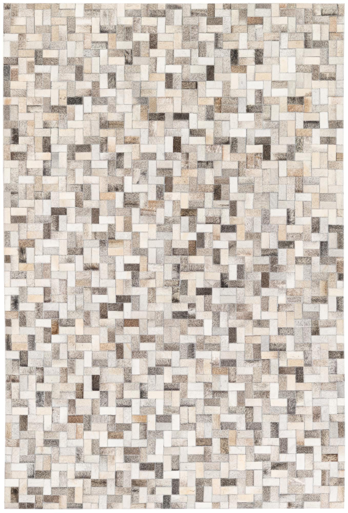 4' 4 x 6' 7 Cowhide Stocks Rug