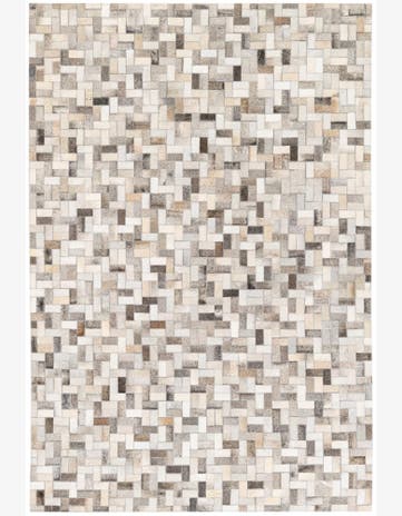 4' 4 x 6' 7 Cowhide Stocks Rug