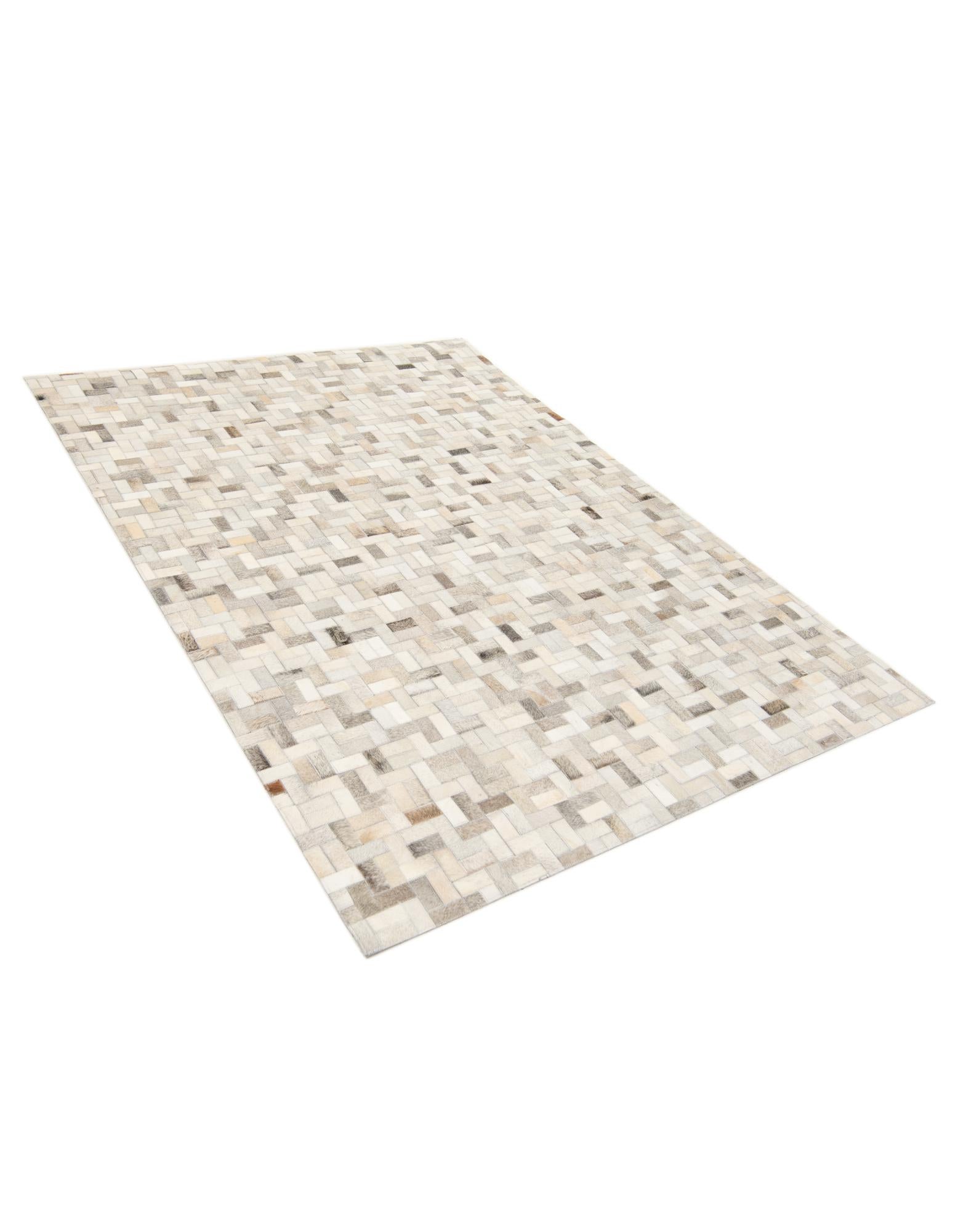 4' 8 x 6' 6 Cowhide Stocks Rug
