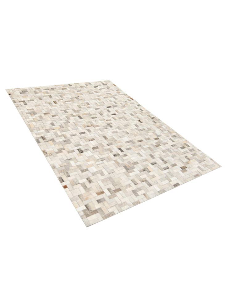 Detail image of 4' 8 x 6' 6 Cowhide Stocks Rug