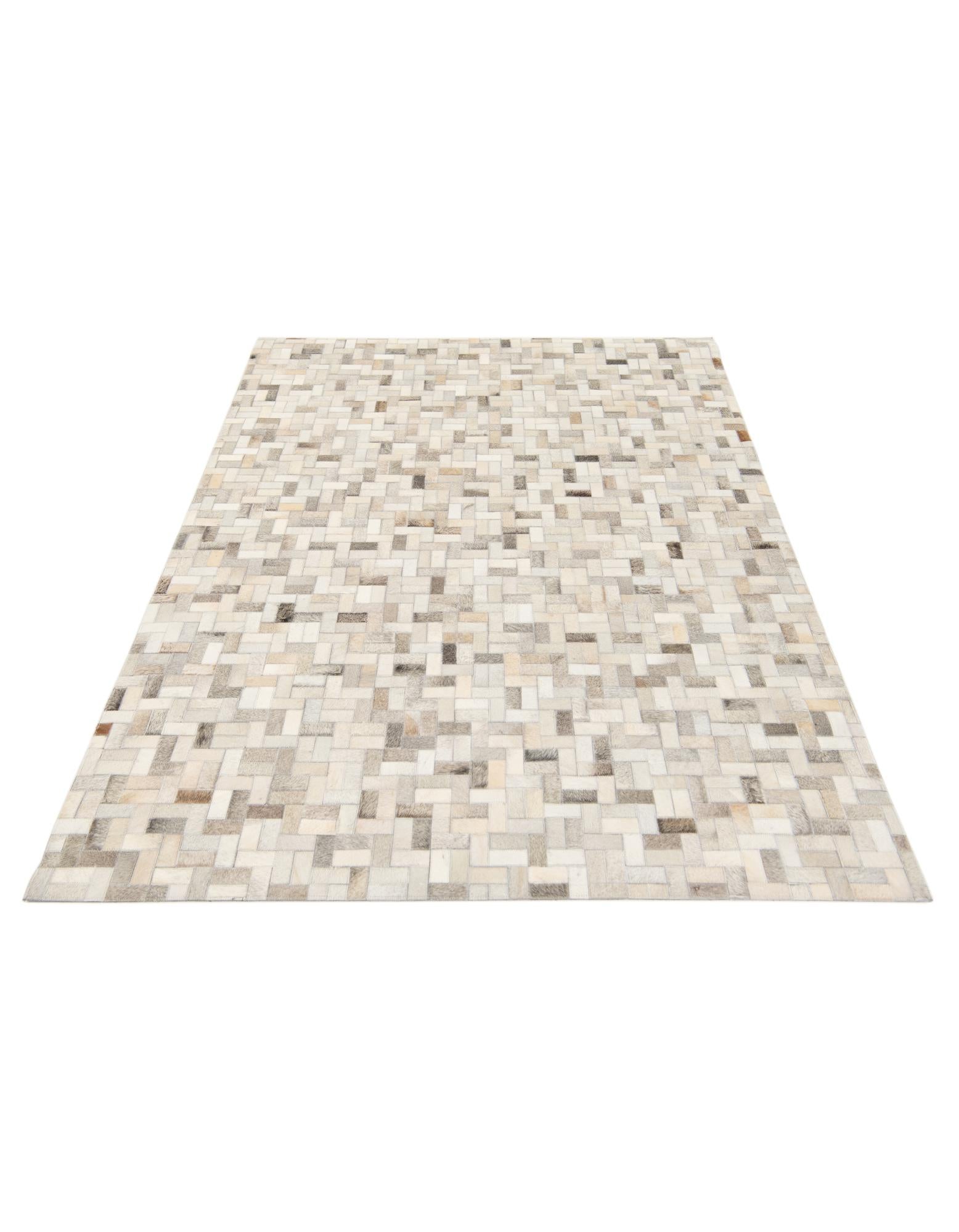 4' 8 x 6' 6 Cowhide Stocks Rug