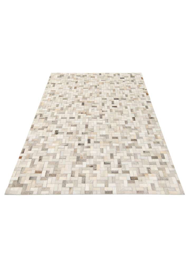 4' 8 x 6' 6 Cowhide Stocks Rug