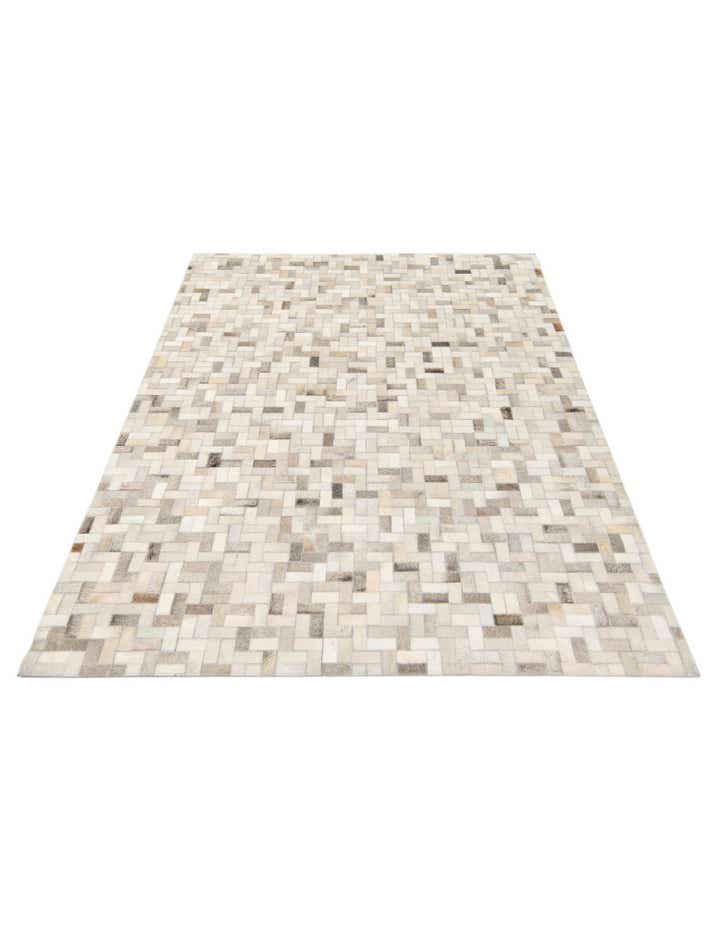 4' 8 x 6' 6 Cowhide Stocks Rug