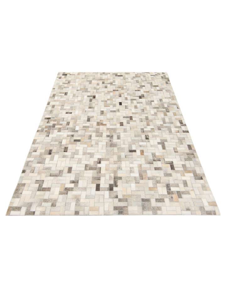 4' 7 x 6' 6 Cowhide Stocks Rug