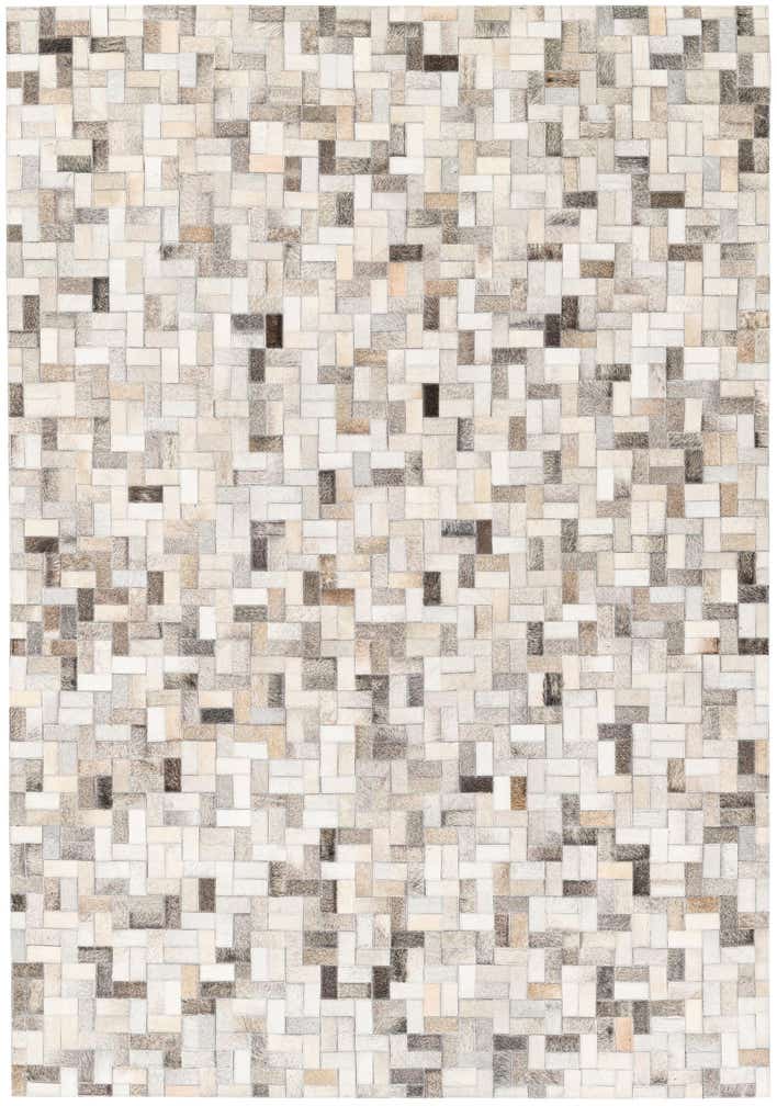 4' 7 x 6' 6 Cowhide Stocks Rug