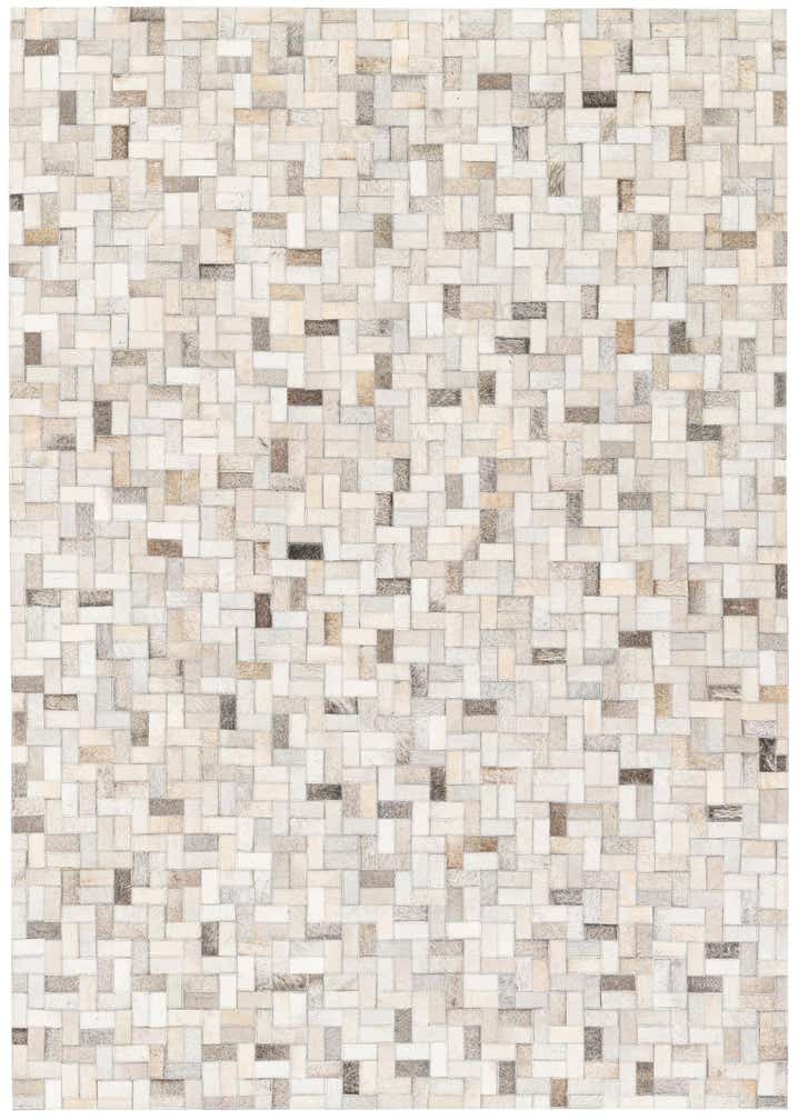 4' 7 x 6' 6 Cowhide Stocks Rug