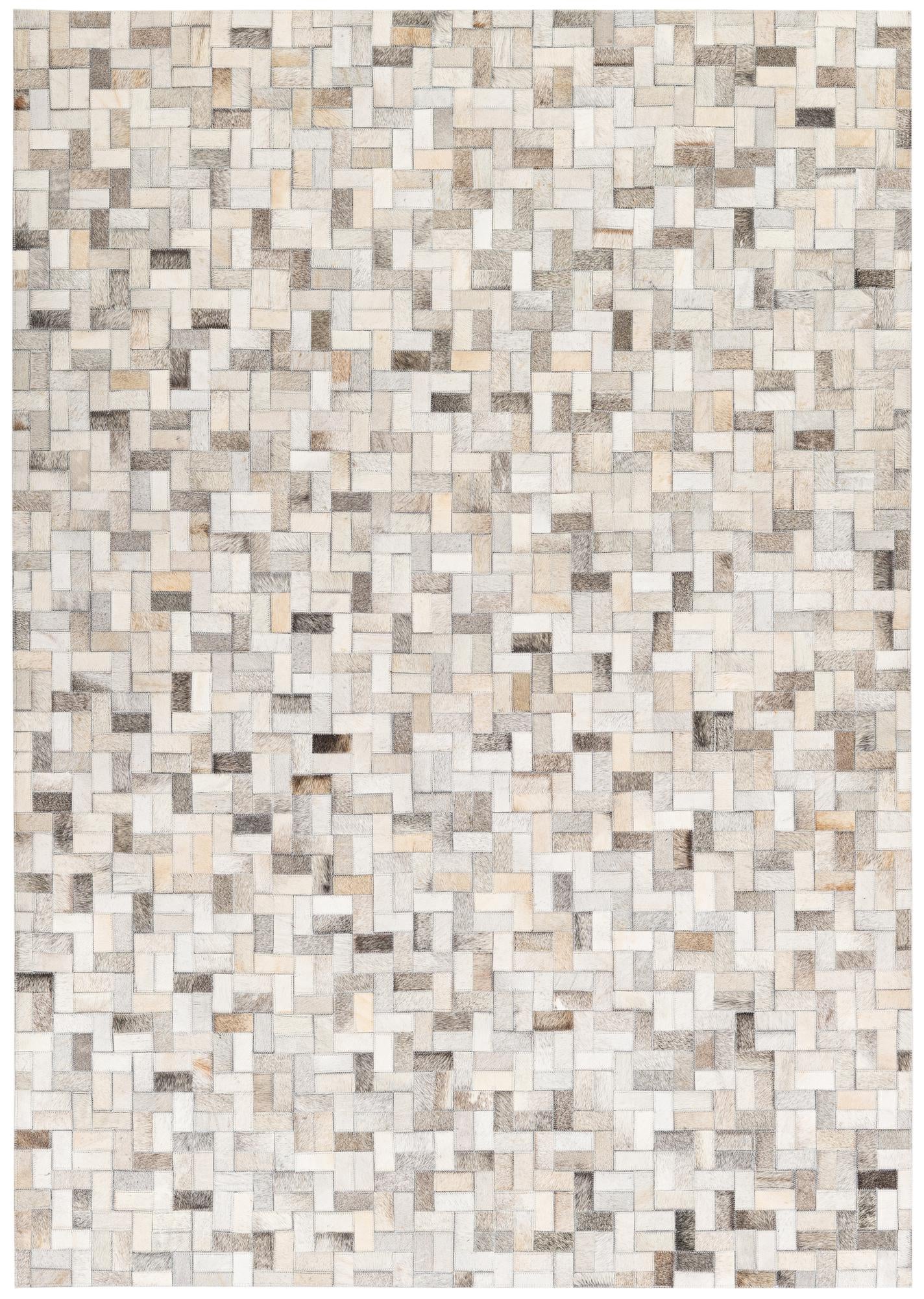 4' 8 x 6' 7 Cowhide Stocks Rug