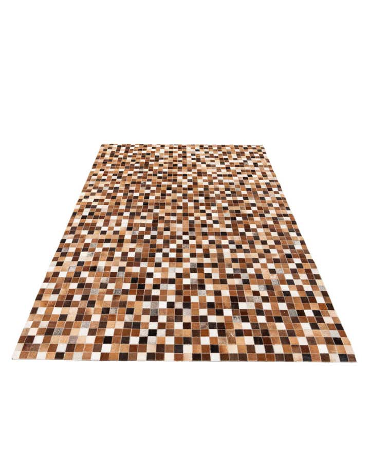 4' 9 x 6' 9 Cowhide Stocks Rug