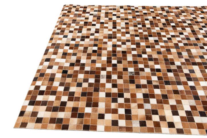 4' 9 x 6' 9 Cowhide Stocks Rug