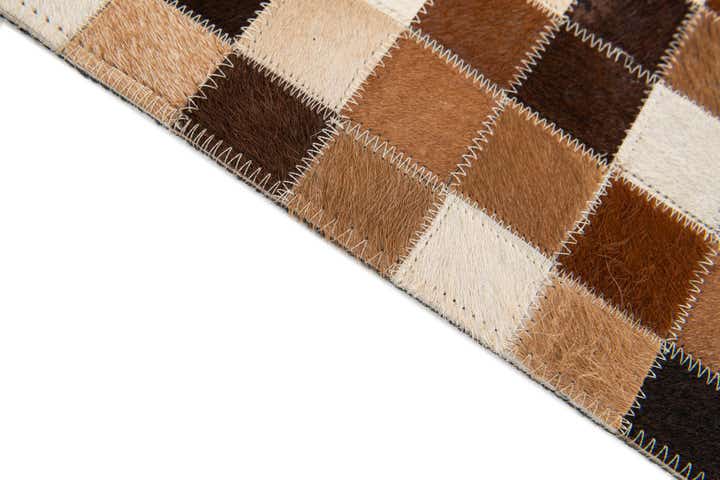 4' 9 x 6' 9 Cowhide Stocks Rug