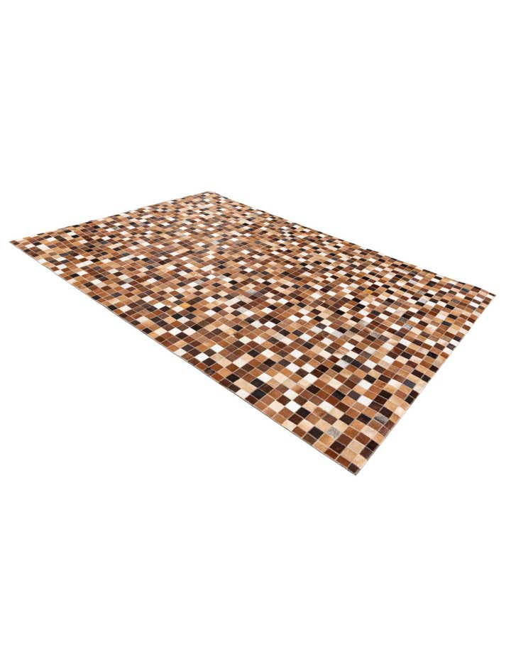 4' 9 x 6' 8 Cowhide Stocks Rug