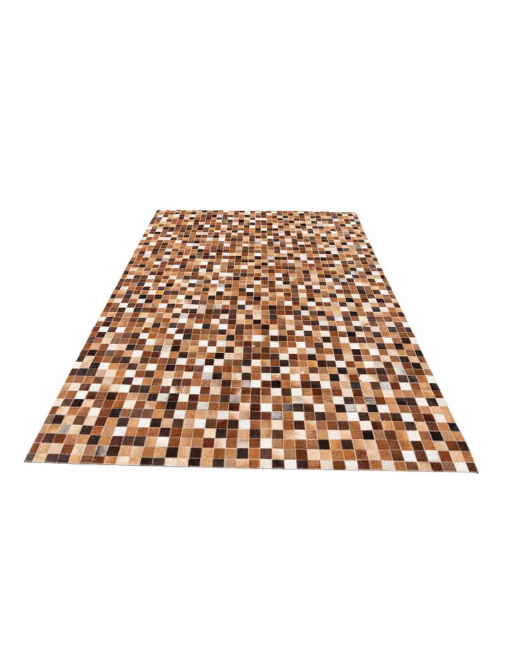 Detail image of 4' 9 x 6' 8 Cowhide Stocks Rug