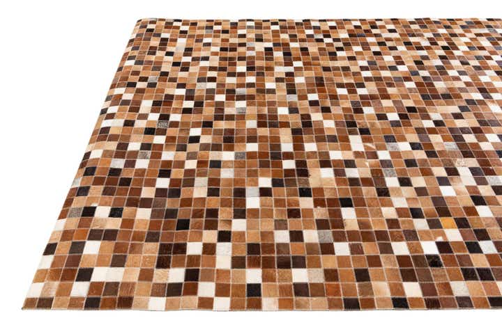 4' 9 x 6' 8 Cowhide Stocks Rug