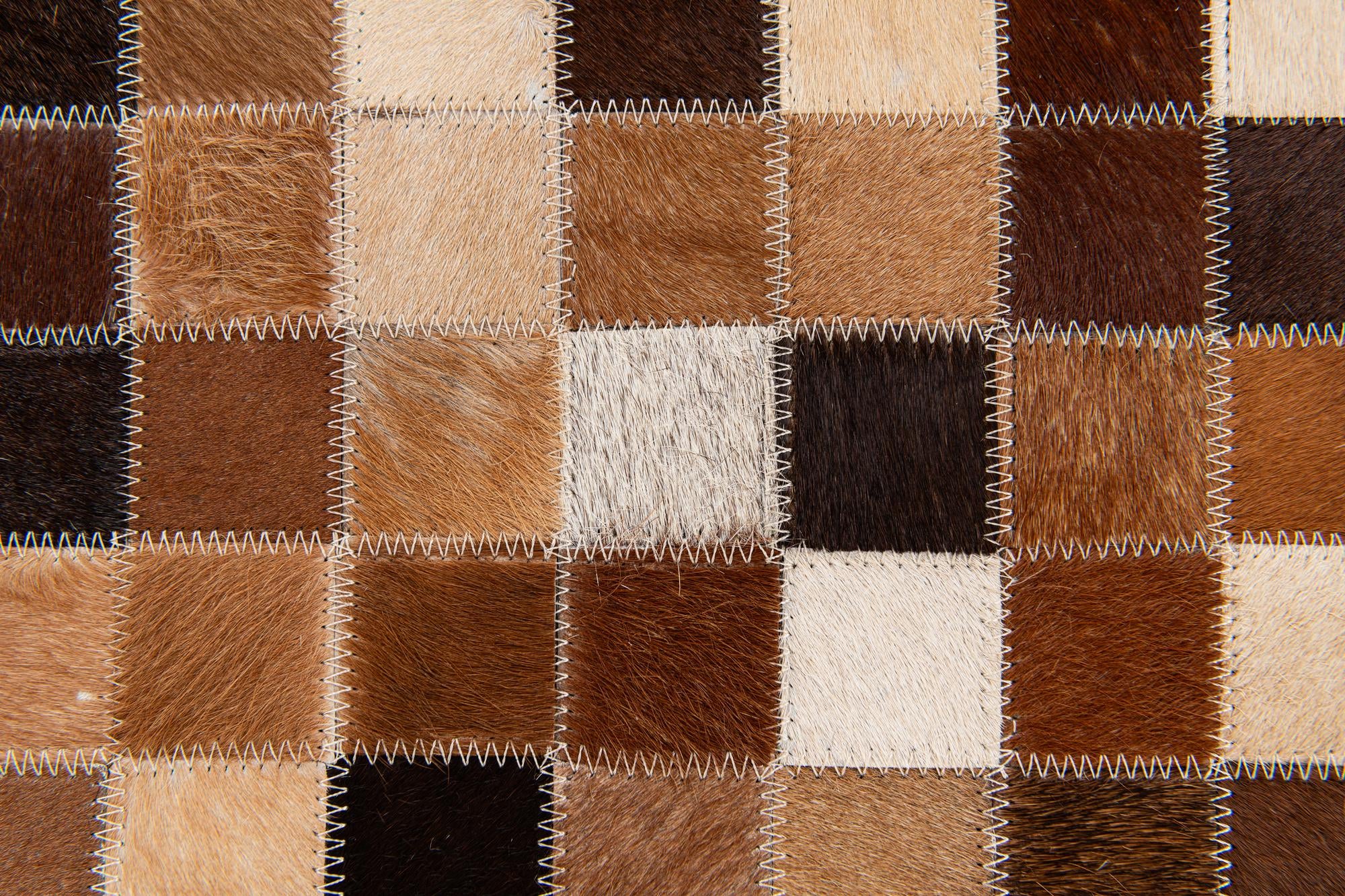 4' 9 x 6' 8 Cowhide Stocks Rug