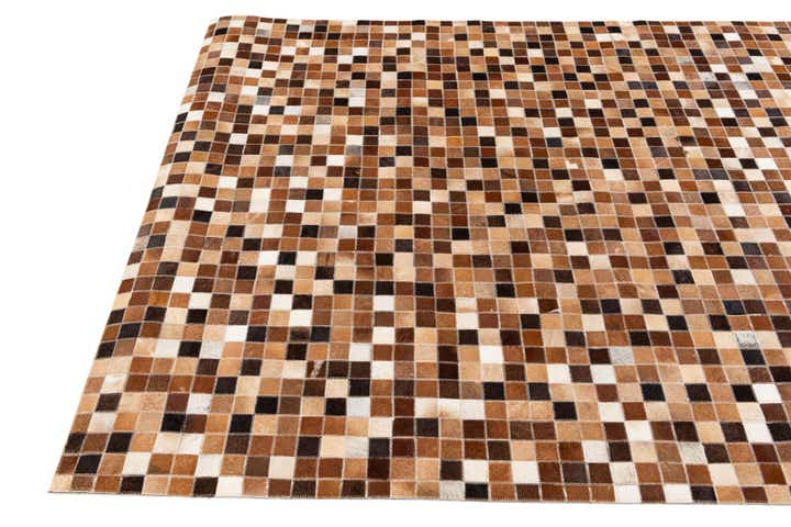 4' 8 x 6' 8 Cowhide Stocks Rug